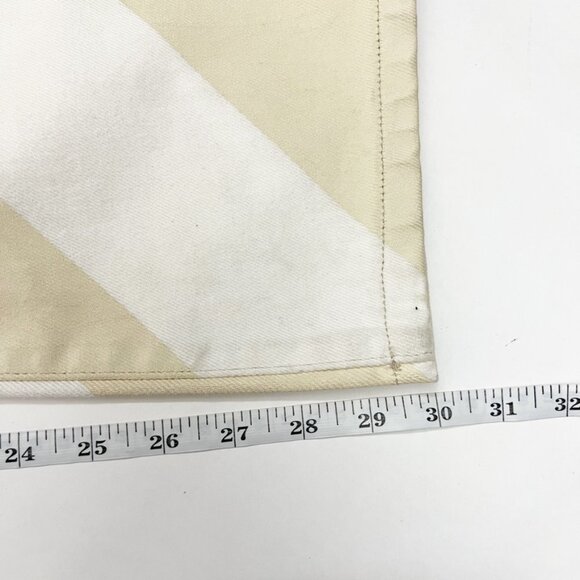 H&M Studio Collection Straight Slim Jeans. Light Beige Striped. Size 2 - Picture 10 of 15